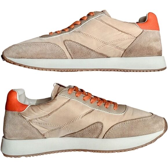 MATISSE 'Farrah' Low top Sneakers (Natural/Orange/Cream), Size 7, LIKE NEW - Picture 6 of 10
